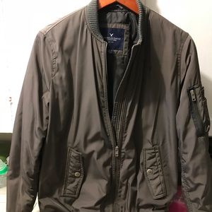 Olive green cargo jacket